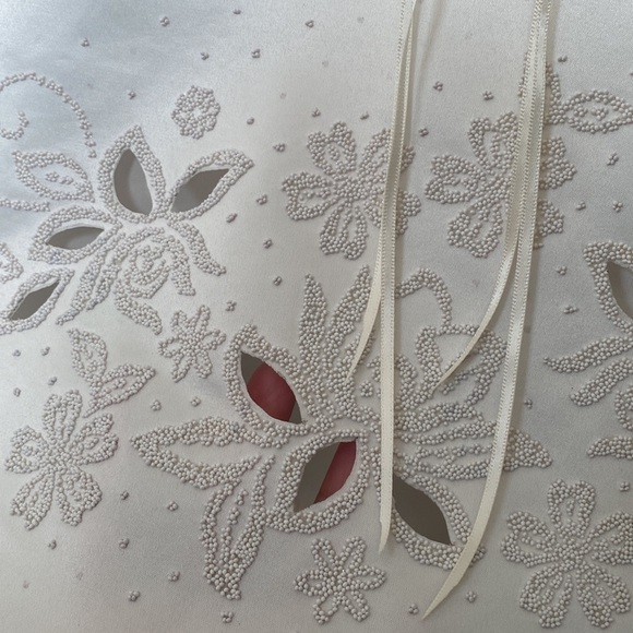 Off White Satin Dress - Picture 8 of 12